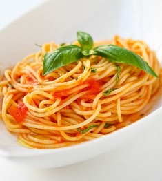 spaghetti al pomodoro crudo