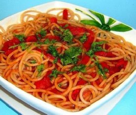 Linguine ai peperoni