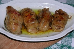 involtini di petto di pollo