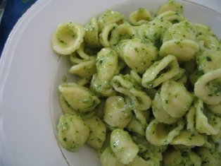 orecchiette al basilico