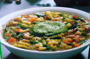 Minestrone con il pesto