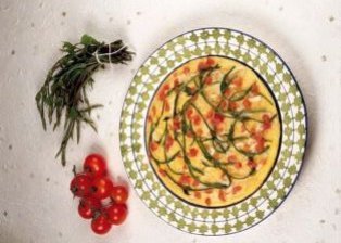 Frittata al forno con il luppolo