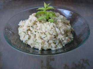 Risotto alla menta