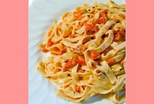 fettuccine al salmone