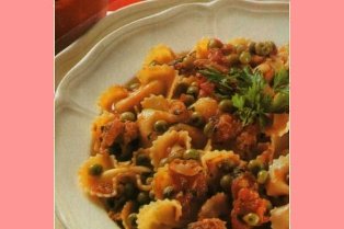 farfalle con tonno e piselli