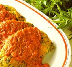 Cotolette di Pollo alle Erbe e Pomodoro