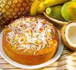 torta ai canditi e alla frutta esotica