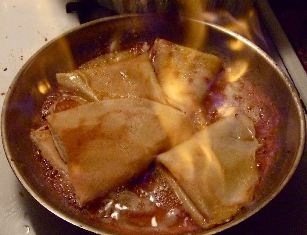 Crepes Suzette cucina italiana