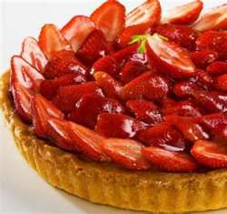 Crostata Di Fragole E Panna