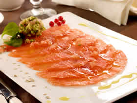 antipasto di salmone